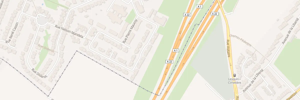 Plan du 87 Rue Pierre Mauroy à Ronchin