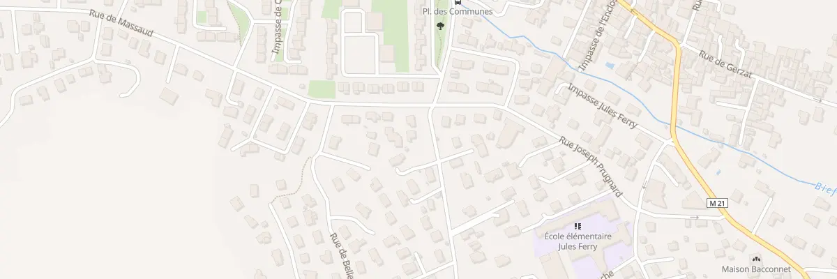 Plan du 4 Rue de la Pachat à Cébazat