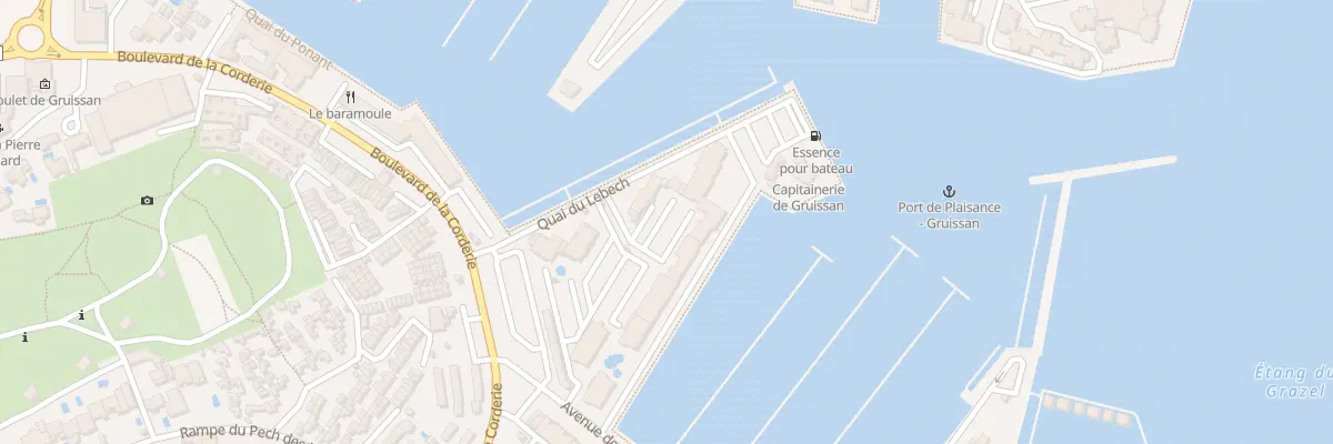 Plan du 114 Quai de la Capitainerie à Gruissan