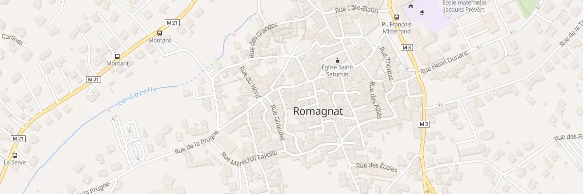 Plan du 39B Rue Mal Foch à Romagnat