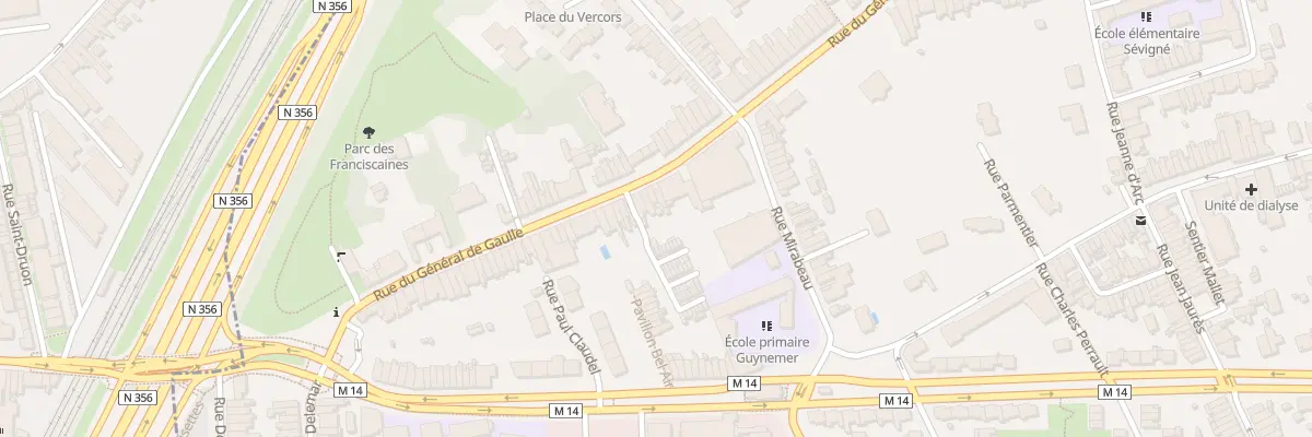 Plan du 68 Rue du Général De Gaulle à Mons-en-Barœul