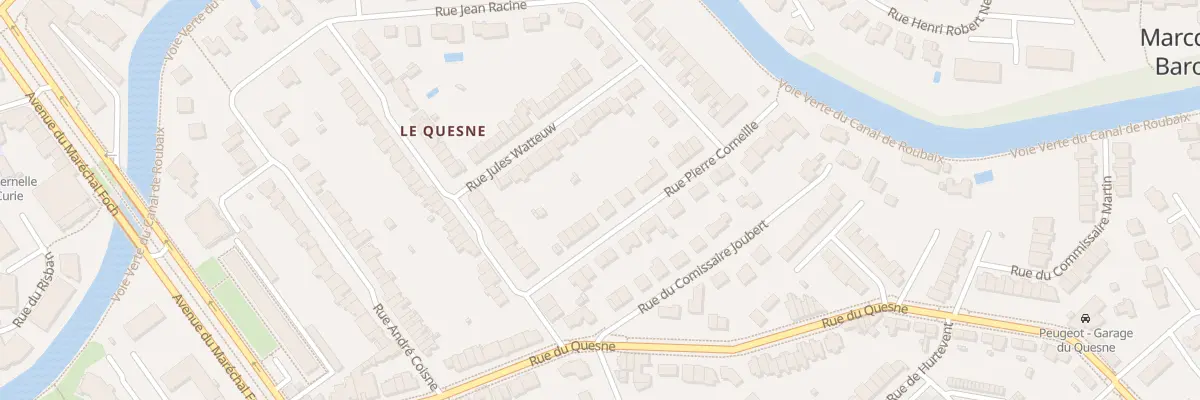 Plan du 11 Rue Pierre Corneille à Marcq-en-Barœul