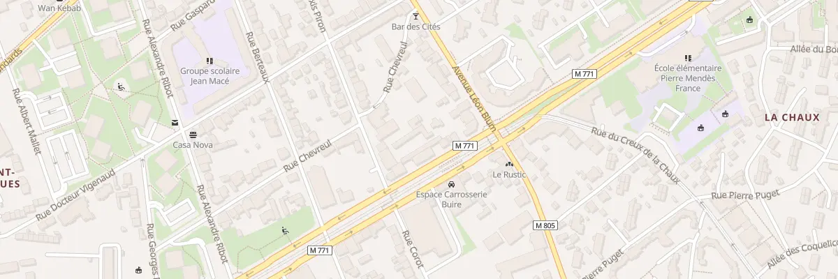 Plan du 69 Rue Alexis Piron à Clermont-Ferrand