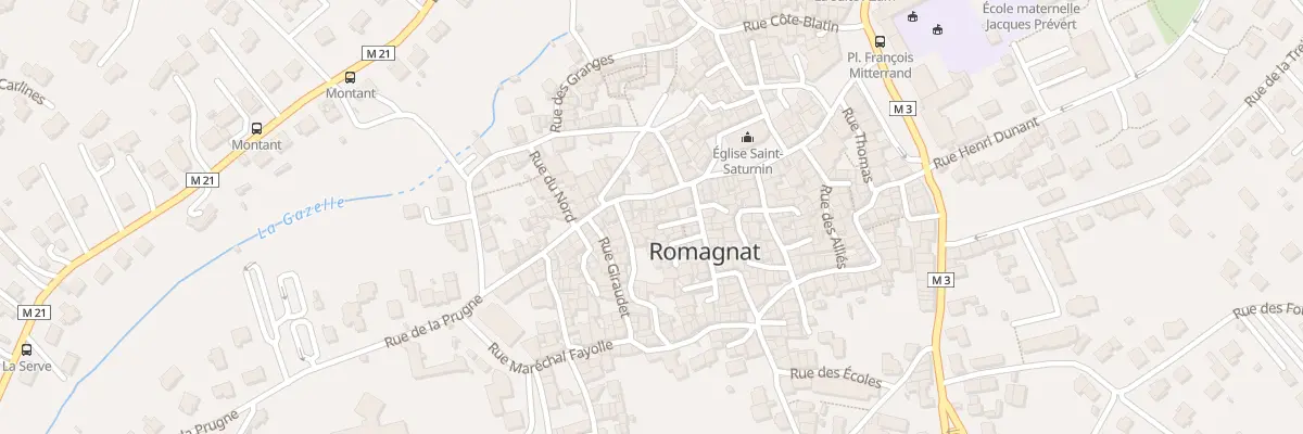 Plan du 39 Rue Mal Foch à Romagnat