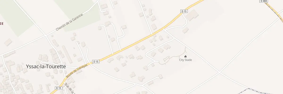 Plan du 18 Rte de Davayat à Yssac-la-Tourette