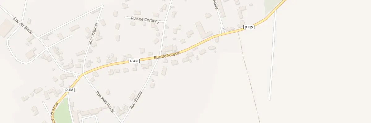 Plan du 18 Rue de Foreste à Villers-Saint-Christophe