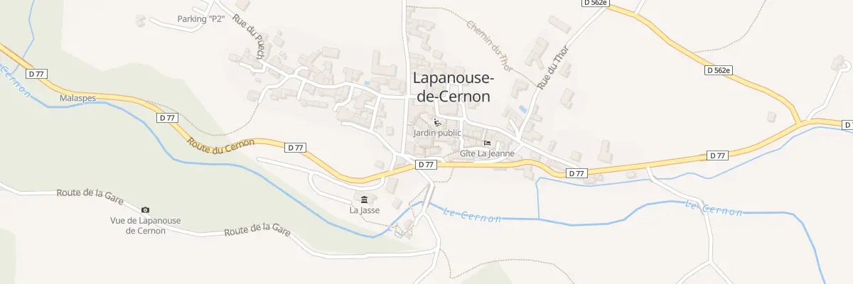 Plan du 5029 Lapanouse de Cernon à Lapanouse-de-Cernon
