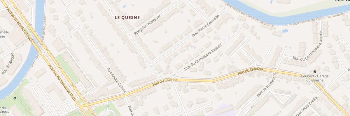 Plan du 6 Rue Pierre Corneille à Marcq-en-Barœul