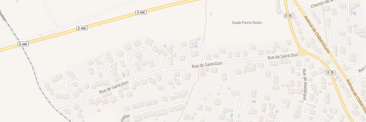 Plan du 27 Rue de Saint Don à Riom
