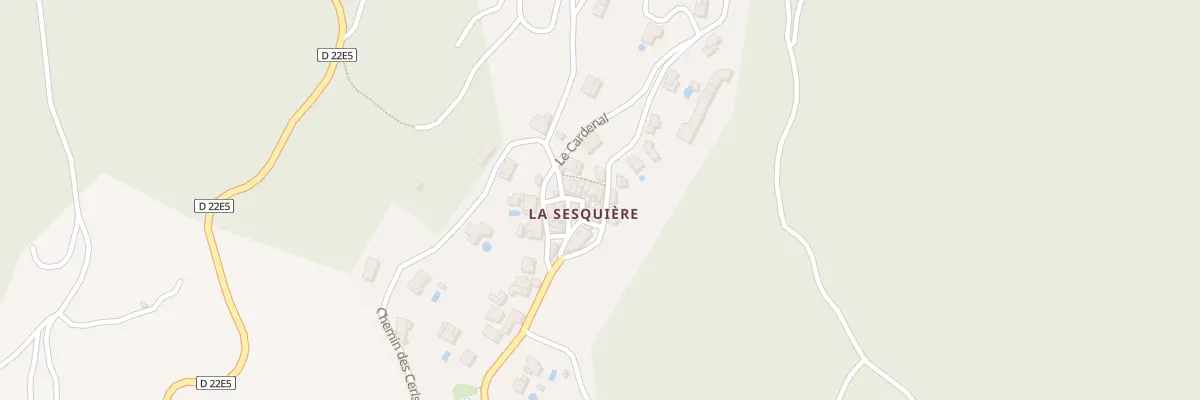Plan du 5166 La Sesquiere à Taussac-la-Billière