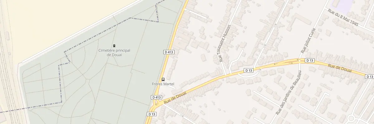 Plan du 252 Rue des Freres Martel à Sin-le-Noble