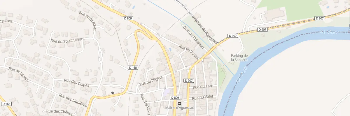 Plan du 42 Av des Causses à Aguessac