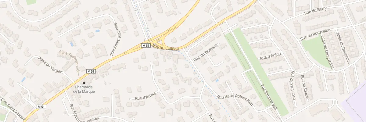 Plan du 28 Rue du Collège à Marcq-en-Barœul
