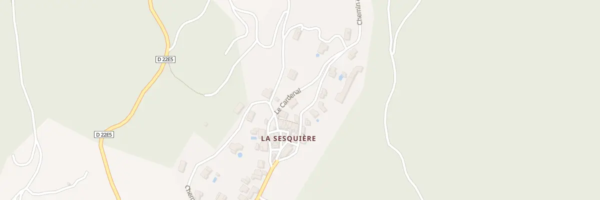 Plan du 5253F La Sesquiere à Taussac-la-Billière