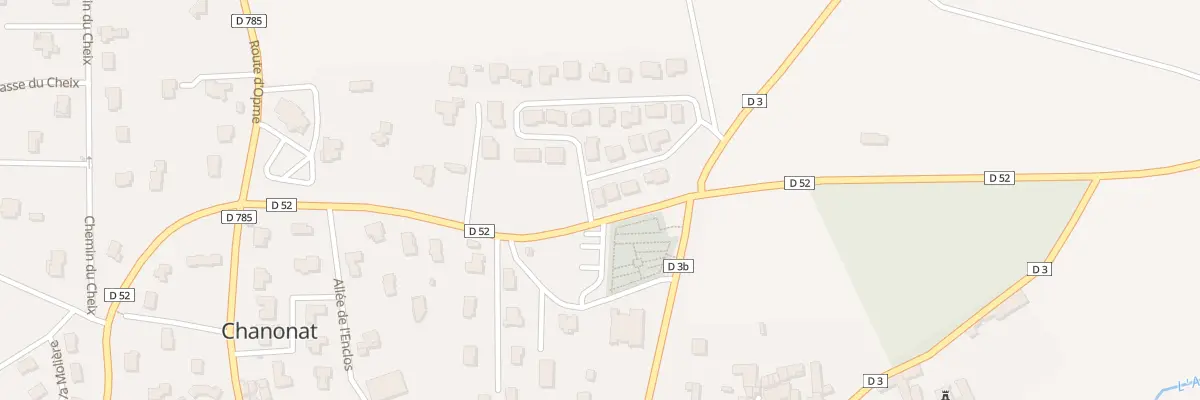 Plan du 33 Rue de la Croix Saint Etienne à Chanonat