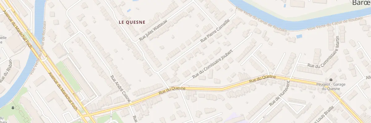 Plan du 8 Rue Pierre Corneille à Marcq-en-Barœul