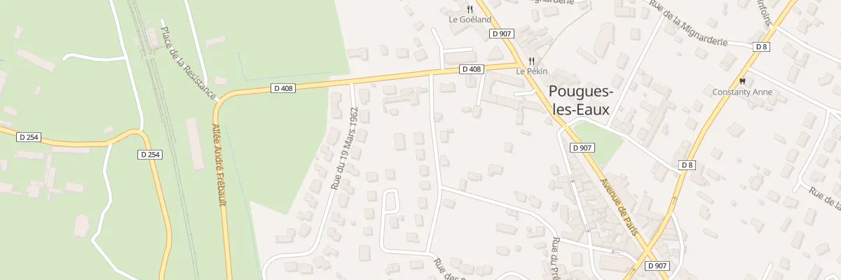 Plan du 335 Rue du Pré du Bourg à Pougues-les-Eaux