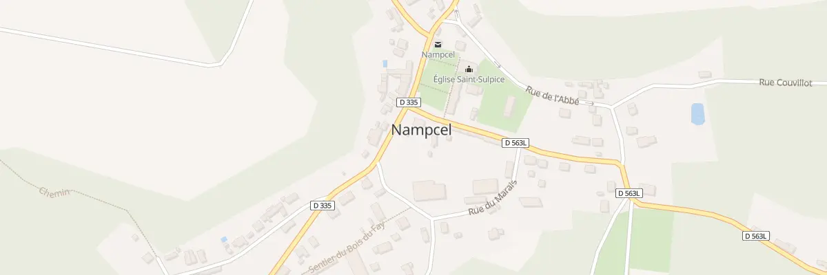 Plan du 1 Rue Principale à Nampcel