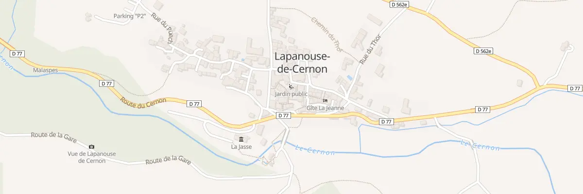 Plan du 5032A Lapanouse de Cernon à Lapanouse-de-Cernon