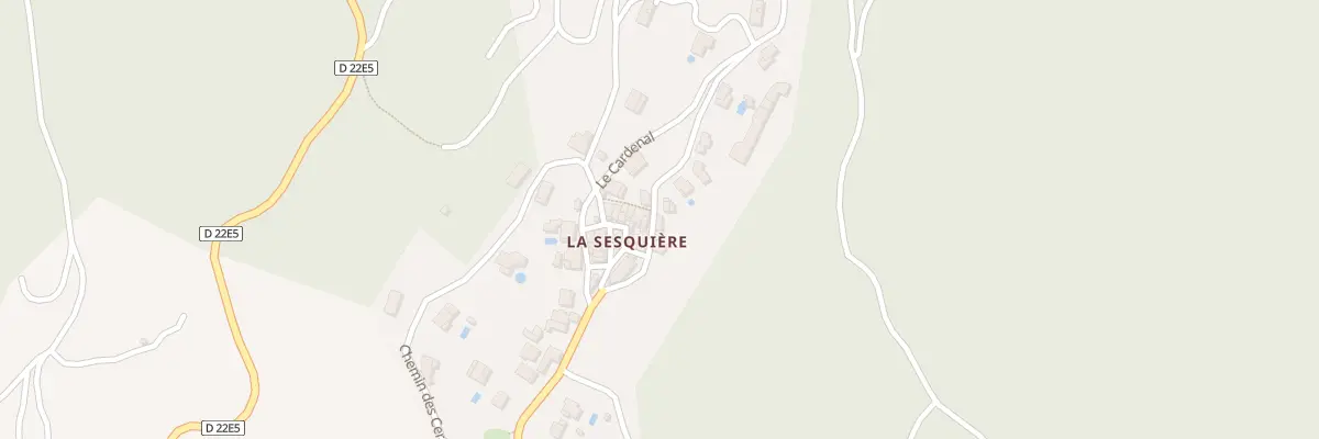 Plan du 5021 La Sesquiere à Taussac-la-Billière