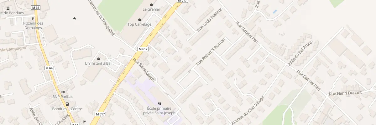 Plan du 38 Rue Robert Schuman à Bondues