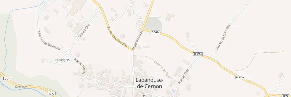 Plan du 5075 Les Cledies à Lapanouse-de-Cernon