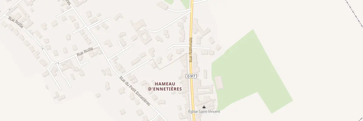 Plan du 113 Rte Nationale à Avelin