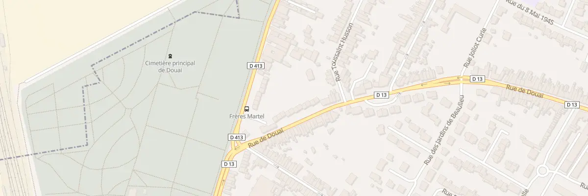 Plan du 972 Rue de Douai à Sin-le-Noble