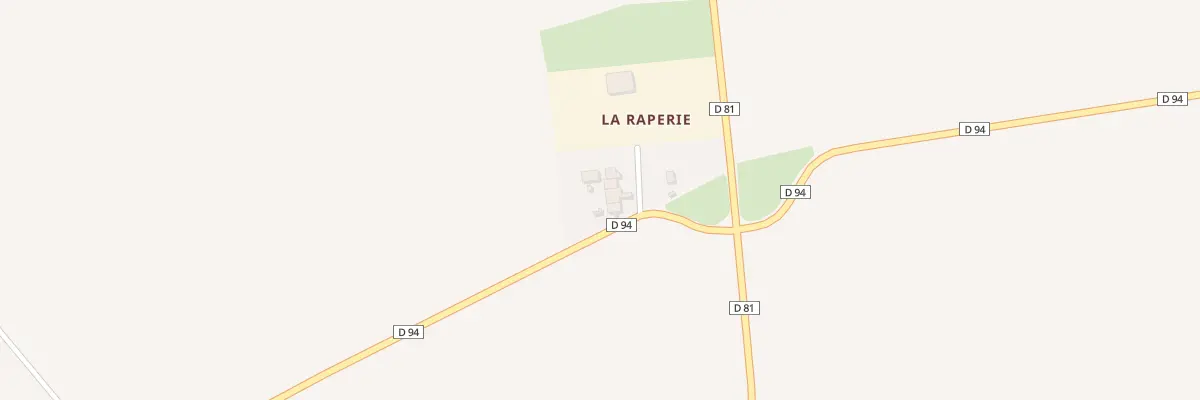 Plan du 2 Ham de la Raperie à Mortefontaine