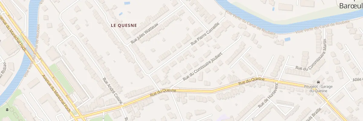 Plan du 10 Rue Pierre Corneille à Marcq-en-Barœul