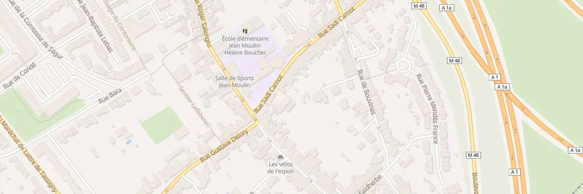 Plan du 6 Rue Sadi Carnot à Ronchin