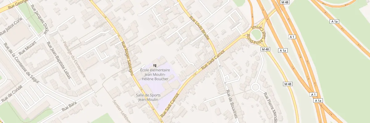 Plan du 45 Rue Sadi Carnot à Ronchin