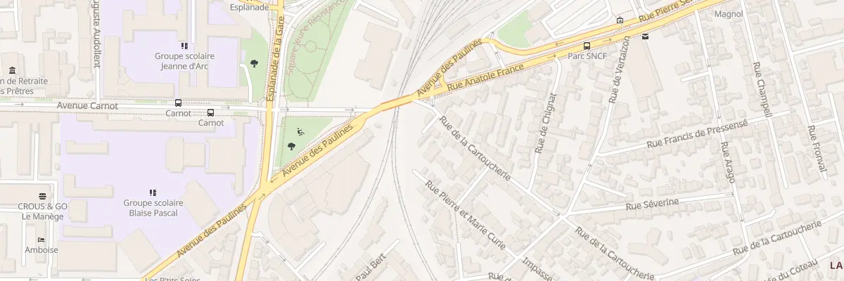 Plan du 8 Rue de la Cartoucherie à Clermont-Ferrand