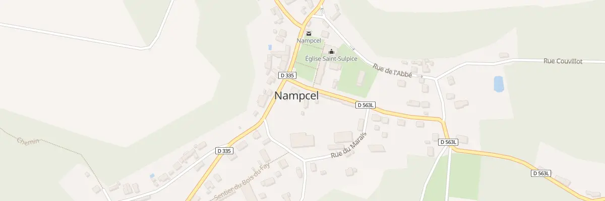 Plan du 2 Rue d’Audignicourt à Nampcel