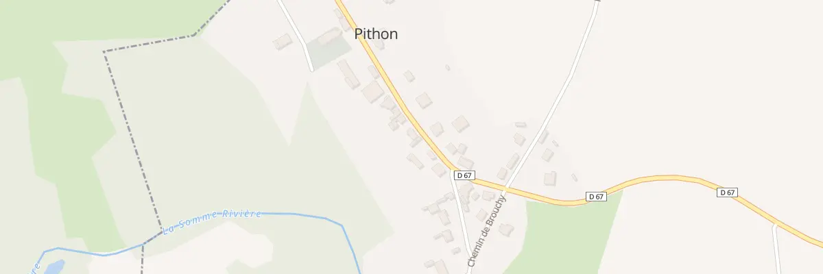 Plan du 28 Rue Principale à Pithon