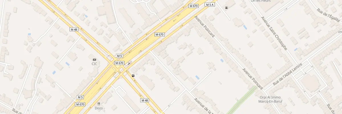 Plan du 5 Rue de la Petite Hollande à Marcq-en-Barœul
