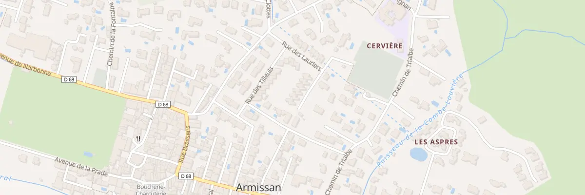 Plan du 9 Rue des Amandiers à Armissan