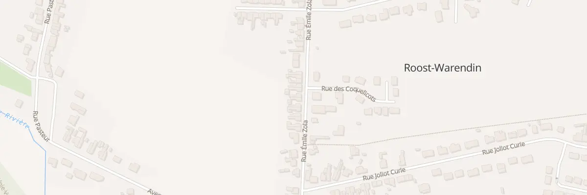 Plan du 425 Rue Emile Zola à Roost-Warendin