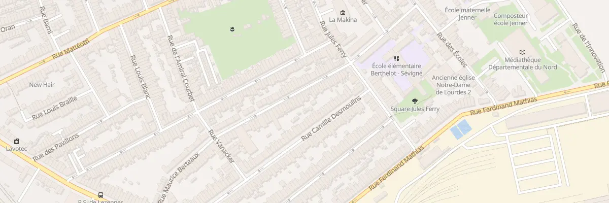Plan du 49 Rue Maurice Berteaux à Lille