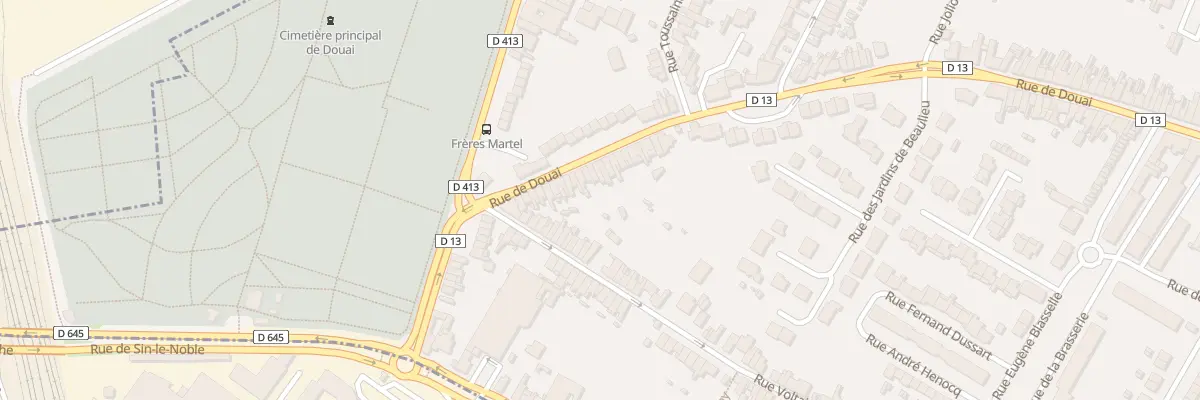 Plan du 979 Rue de Douai à Sin-le-Noble