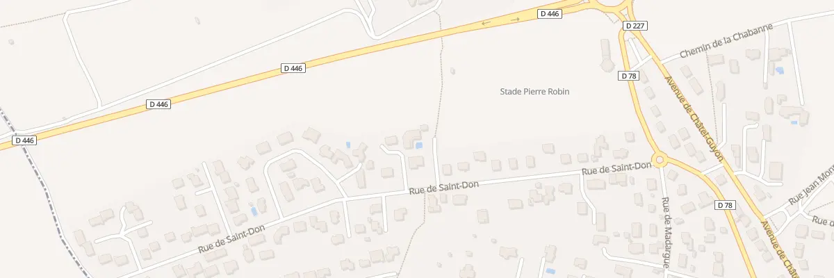 Plan du 25B Rue de Saint Don à Riom