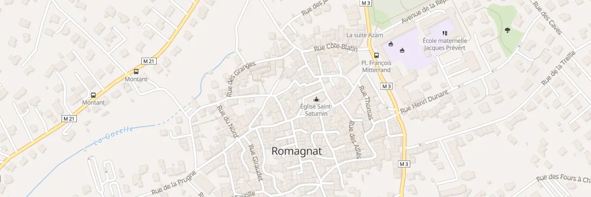 Plan du 3B Rue de l’Eglise à Romagnat