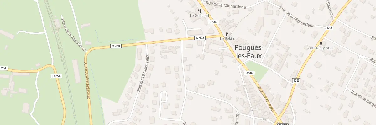 Plan du 344 Rue du Pré du Bourg à Pougues-les-Eaux