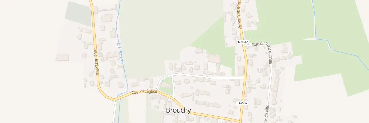 Plan du 150 Rue de Thésy à Brouchy