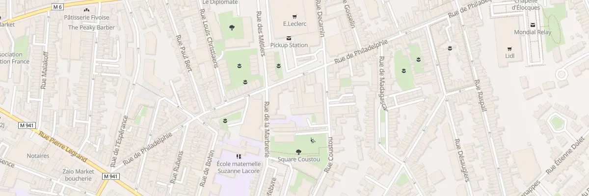 Plan du 72 Rue de Philadelphie à Lille