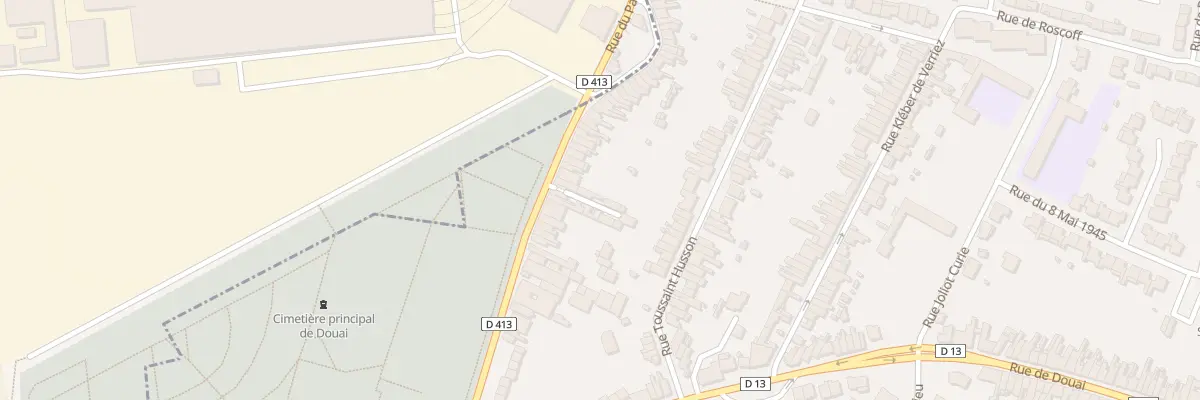 Plan du 372 Rue des Freres Martel à Sin-le-Noble