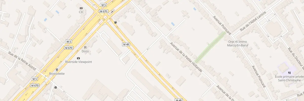 Plan du 22 Rue de la Petite Hollande à Marcq-en-Barœul