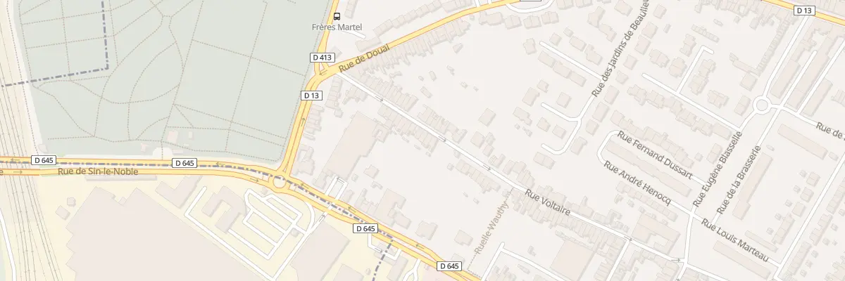 Plan du 717 Rue Voltaire à Sin-le-Noble