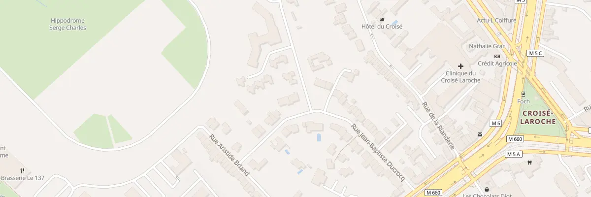 Plan du 50 Rue Jean-Baptiste Ducrocq à Marcq-en-Barœul