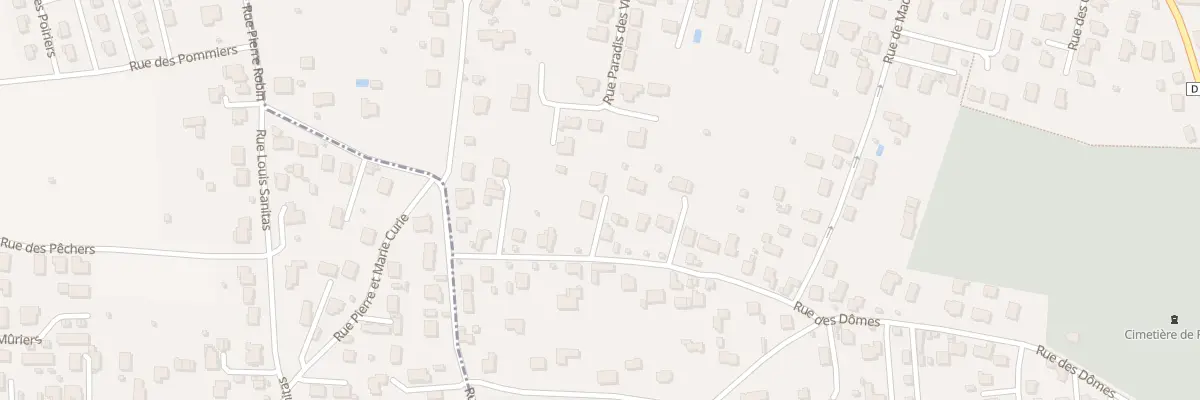 Plan du 49 Rue des Dômes à Riom